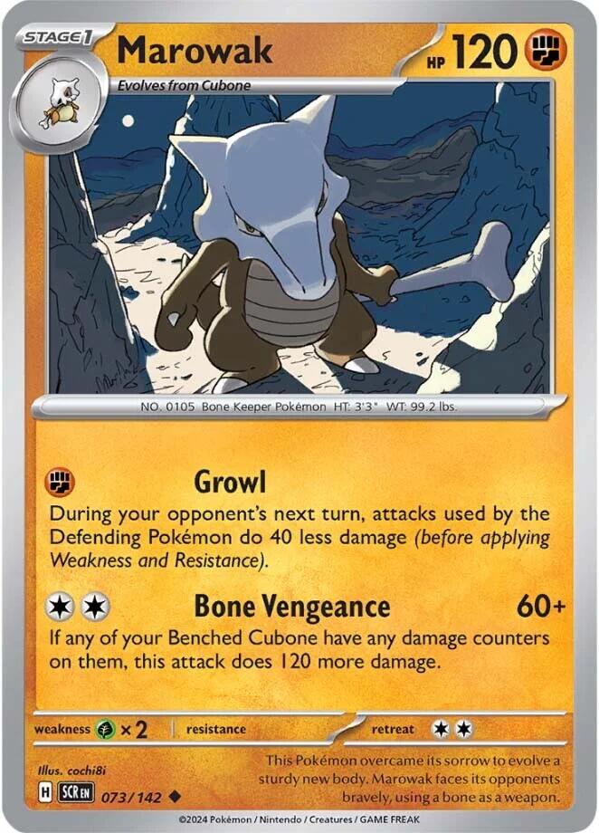 Marowak (073/142) [Scarlet & Violet: Stellar Crown] | Exor Games New Glasgow