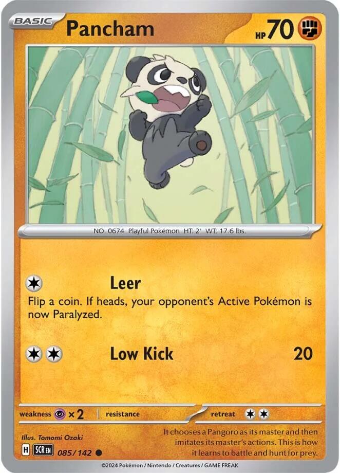 Pancham (085/142) [Scarlet & Violet: Stellar Crown] | Exor Games New Glasgow