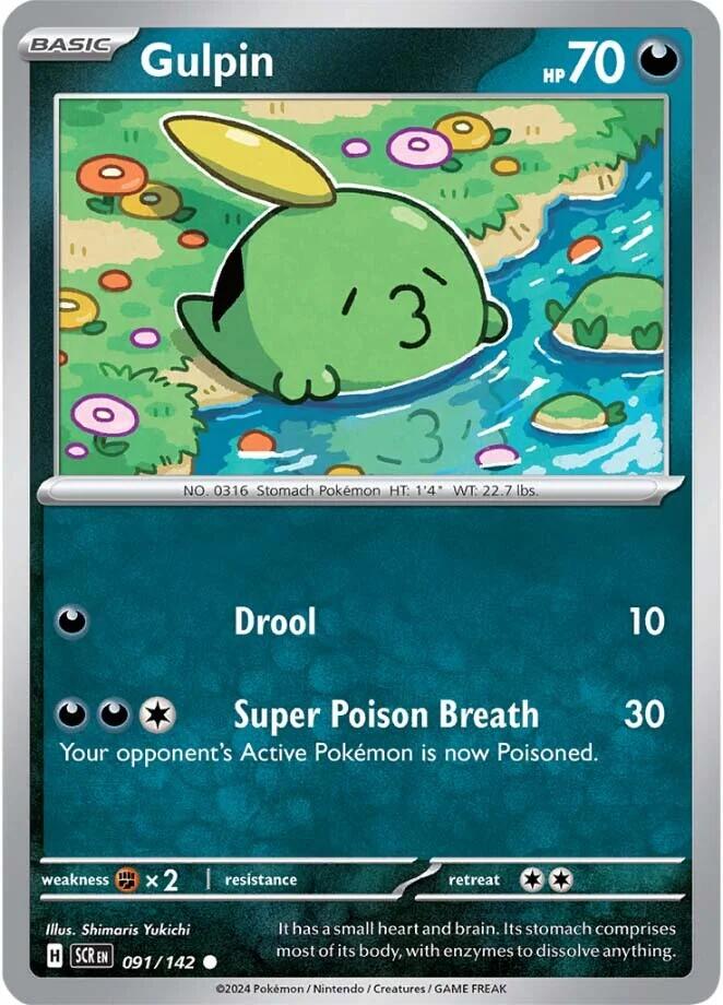 Gulpin (091/142) [Scarlet & Violet: Stellar Crown] | Exor Games New Glasgow