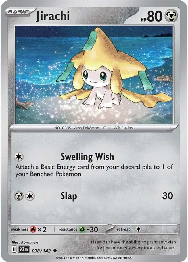 Jirachi (098/142) [Scarlet & Violet: Stellar Crown] | Exor Games New Glasgow