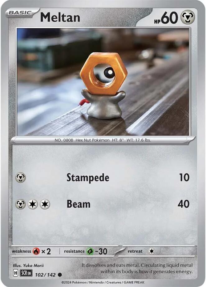 Meltan (102/142) [Scarlet & Violet: Stellar Crown] | Exor Games New Glasgow