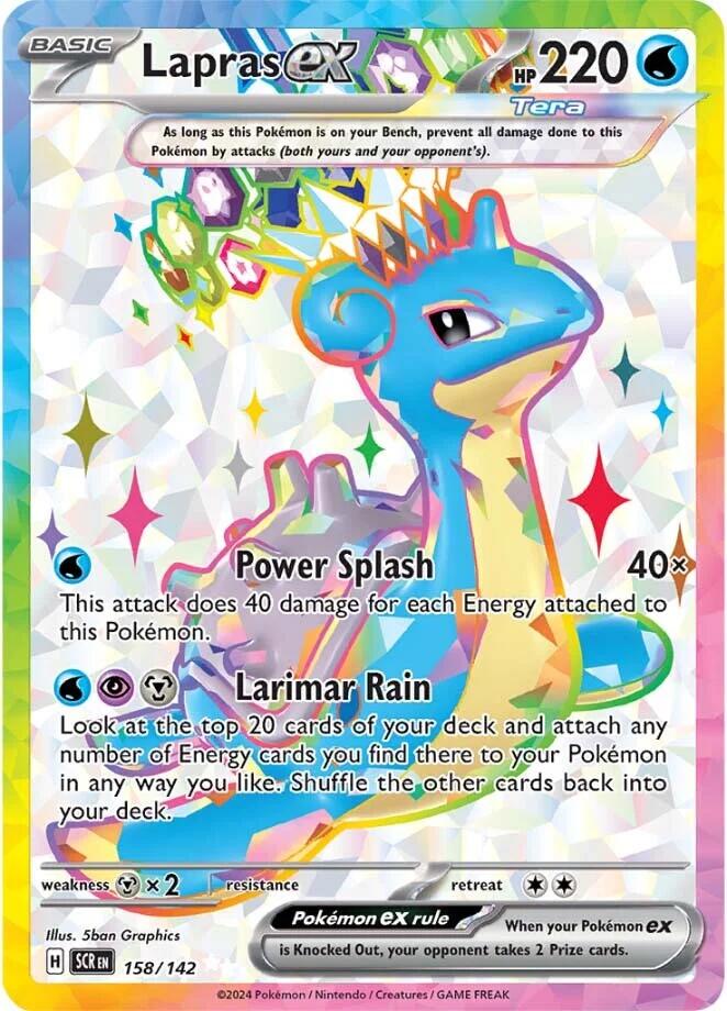 Lapras ex (158/142) [Scarlet & Violet: Stellar Crown] | Exor Games New Glasgow