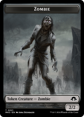 Servo // Zombie Double-Sided Token [Modern Horizons 3 Tokens] | Exor Games New Glasgow