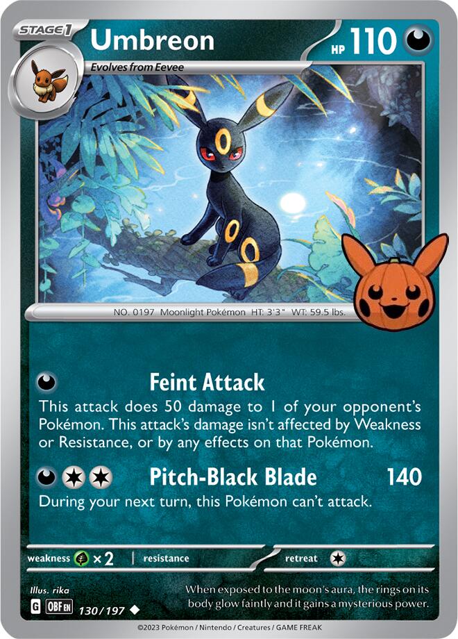 Umbreon (130/197) [Trick or Trade 2024] | Exor Games New Glasgow