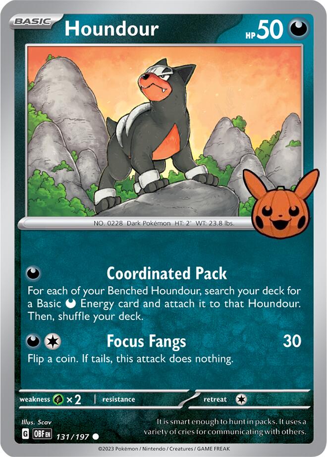 Houndour (131/197) [Trick or Trade 2024] | Exor Games New Glasgow