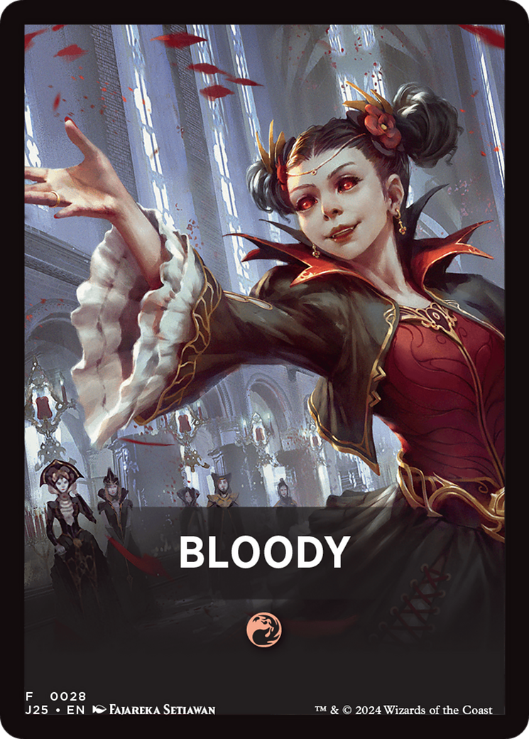 Bloody Theme Card [Foundations Jumpstart Front Cards] | Exor Games New Glasgow