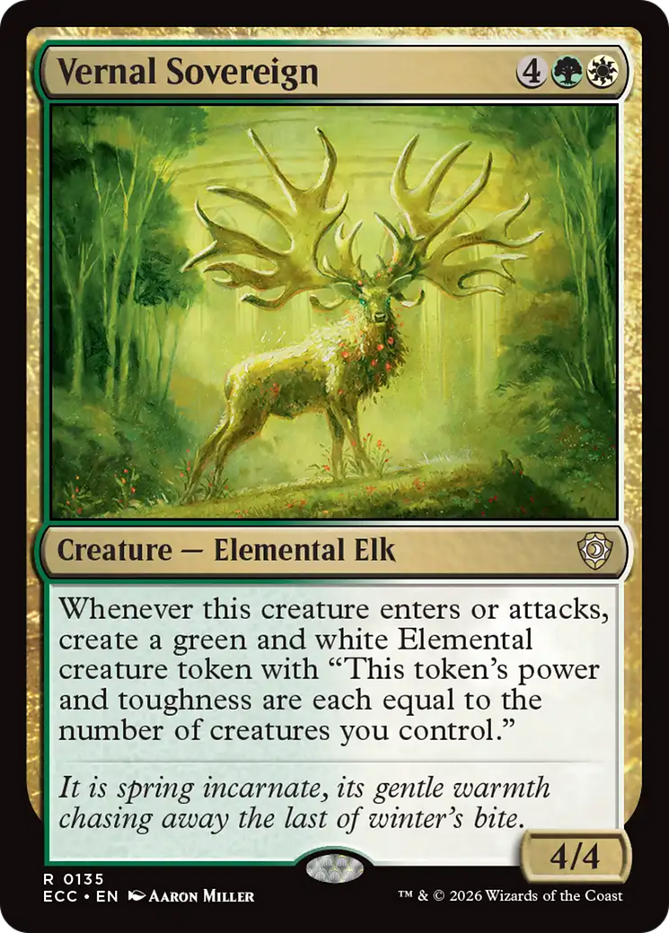 Vernal Sovereign [Lorwyn Eclipsed Commander] | Exor Games New Glasgow