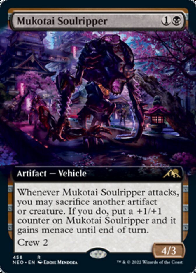 Mukotai Soulripper (Extended Art) [Kamigawa: Neon Dynasty] | Exor Games New Glasgow