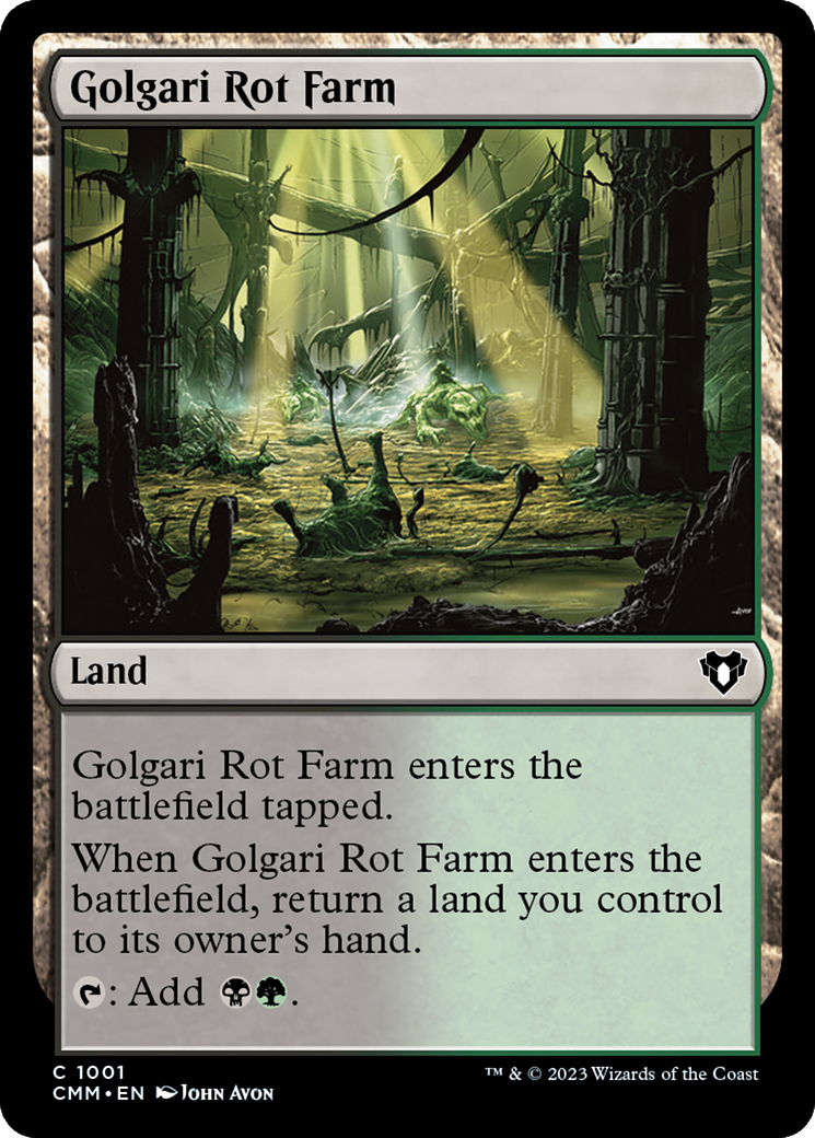 Golgari Rot Farm [Commander Masters] | Exor Games New Glasgow