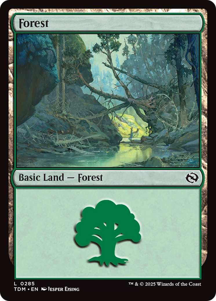 Forest (0285) [Tarkir: Dragonstorm] | Exor Games New Glasgow