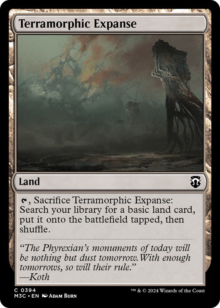 Terramorphic Expanse (Ripple Foil) [Modern Horizons 3 Commander] | Exor Games New Glasgow