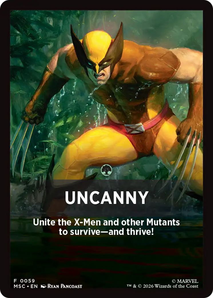 Uncanny Theme Card [Marvel Super Heroes Commander] | Exor Games New Glasgow
