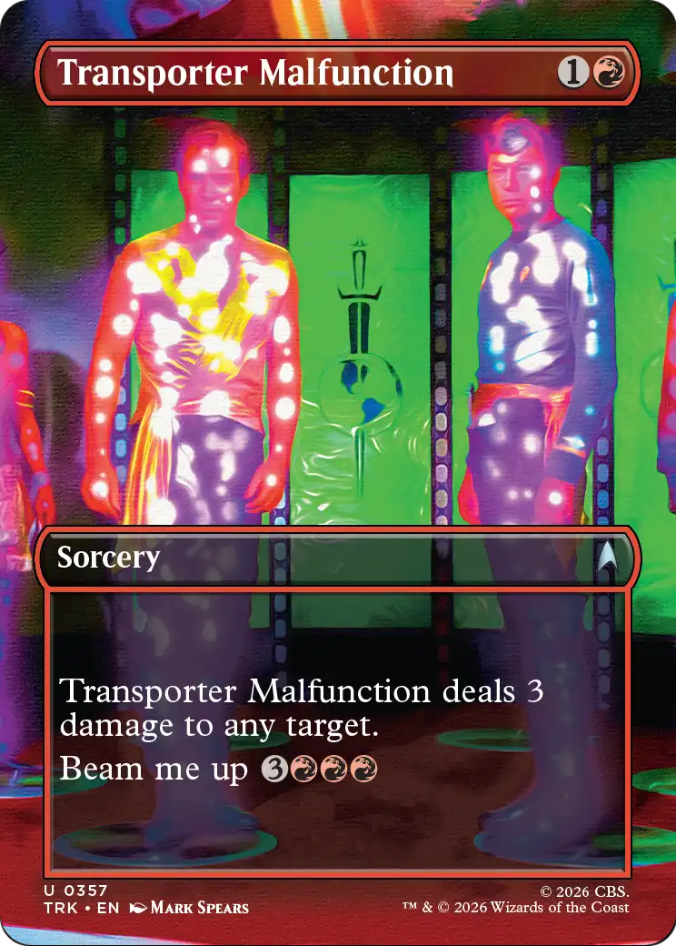 Transporter Malfunction (Borderless) [Star Trek] | Exor Games New Glasgow