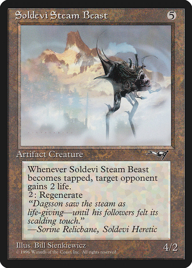 Soldevi Steam Beast (Mountain Background) [Alliances] | Exor Games New Glasgow