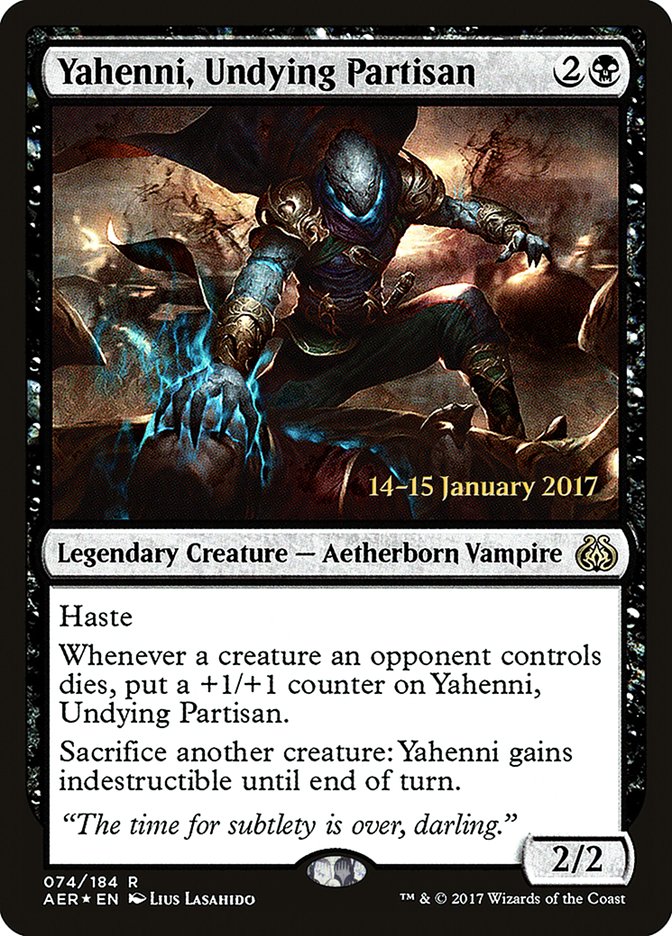 Yahenni, Undying Partisan [Aether Revolt Prerelease Promos] | Exor Games New Glasgow