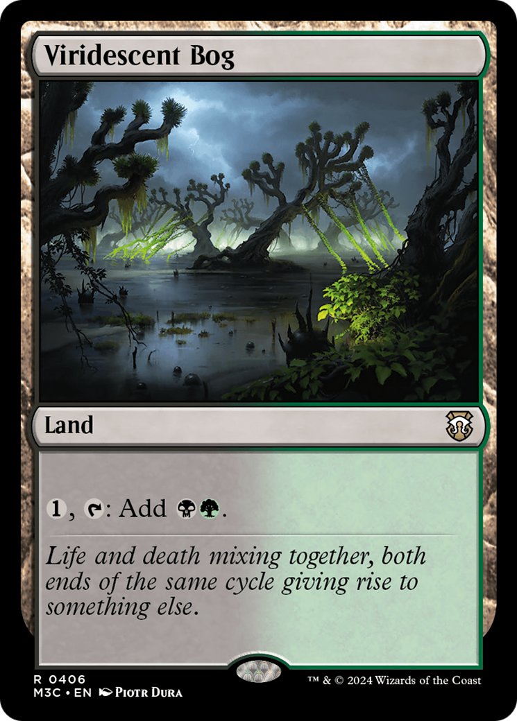 Viridescent Bog (Ripple Foil) [Modern Horizons 3 Commander] | Exor Games New Glasgow