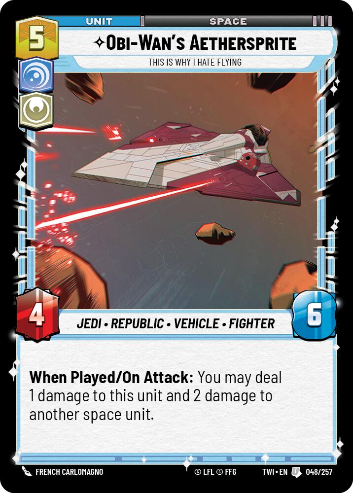 Obi-Wan's Aethersprite - This is Why I Hate Flying (048/257) (048/257) [Twilight of the Republic] | Exor Games New Glasgow