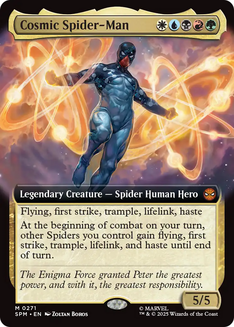 Cosmic Spider-Man (Extended Art) [Marvel's Spider-Man] | Exor Games New Glasgow