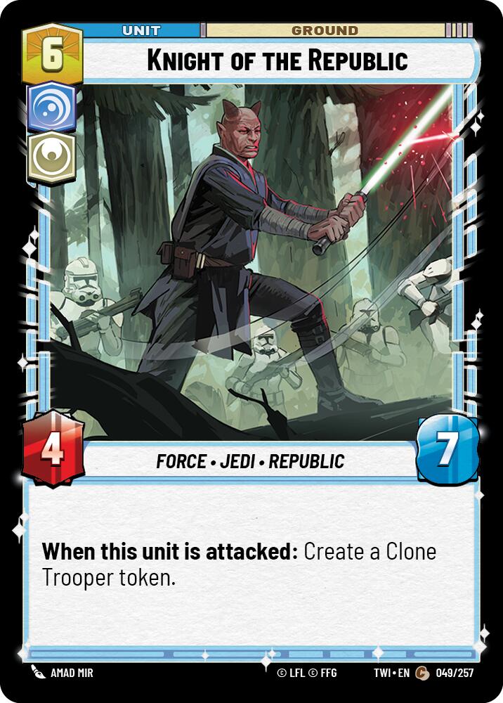 Knight of the Republic (049/257) (049/257) [Twilight of the Republic] | Exor Games New Glasgow