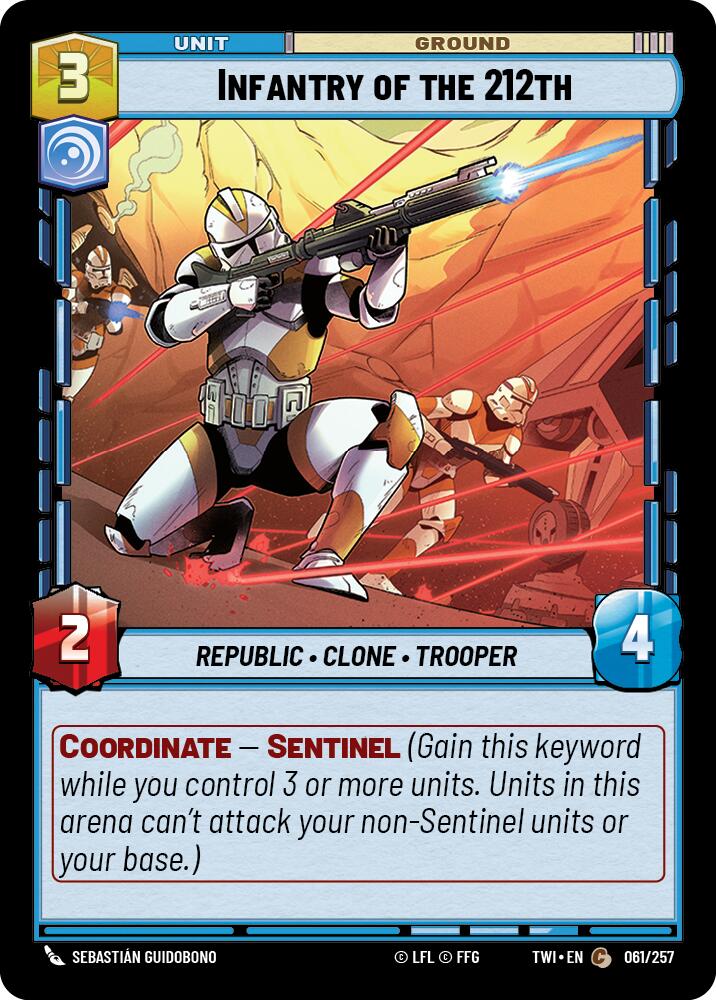 Infantry of the 212th (061/257) (061/257) [Twilight of the Republic] | Exor Games New Glasgow