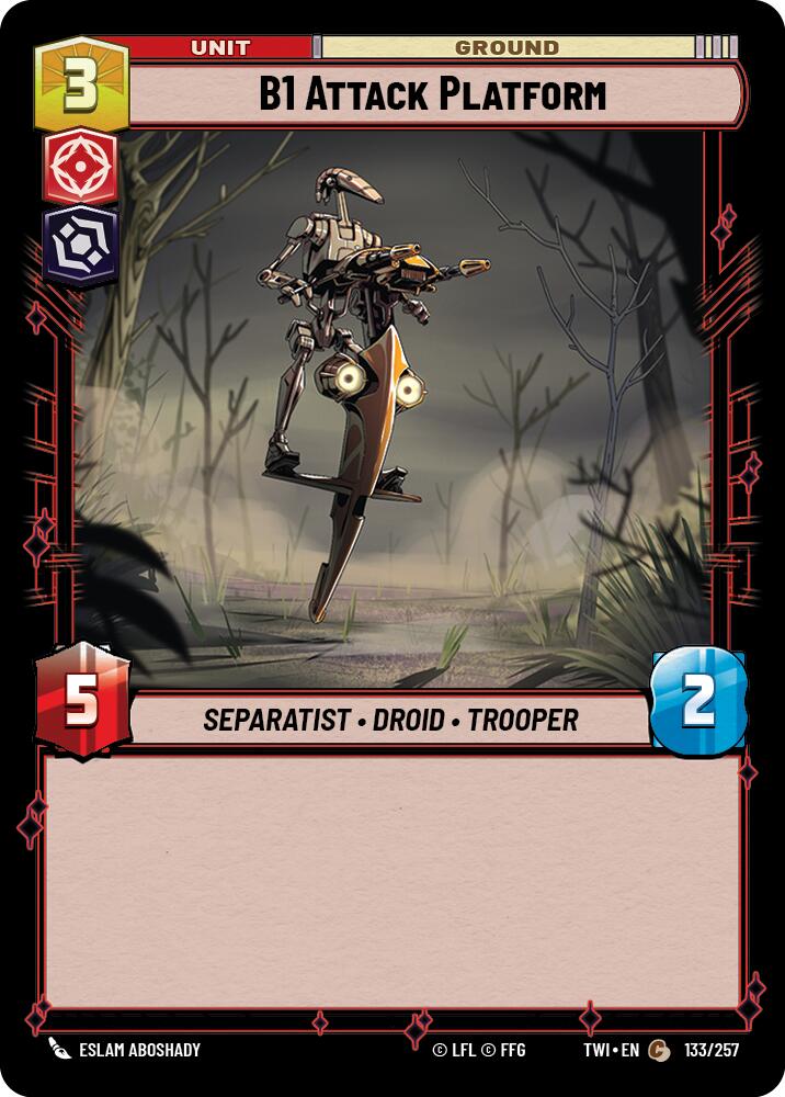 B1 Attack Platform (133/257) (133/257) [Twilight of the Republic] | Exor Games New Glasgow