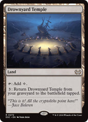 Drownyard Temple [Duskmourn: House of Horror Commander] | Exor Games New Glasgow