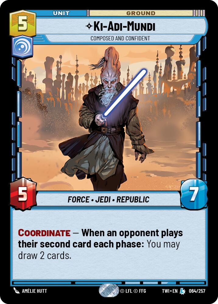 Ki-Adi-Mundi - Composed and Confident (064/257) (064/257) [Twilight of the Republic] | Exor Games New Glasgow