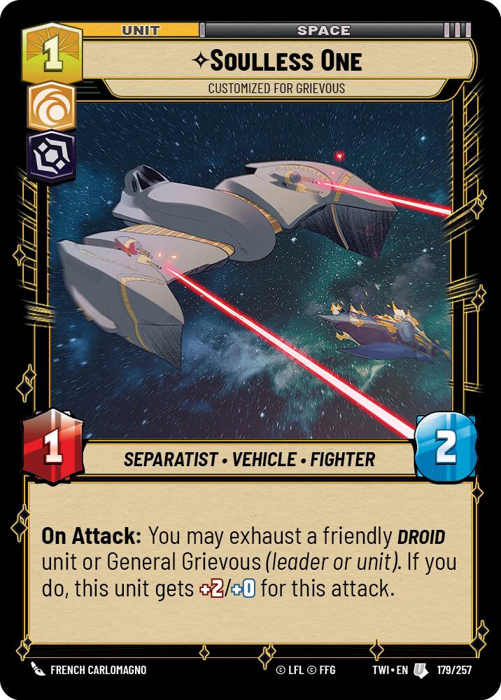 Soulless One - Customized for Grievous (179/257) (179/257) [Twilight of the Republic] | Exor Games New Glasgow