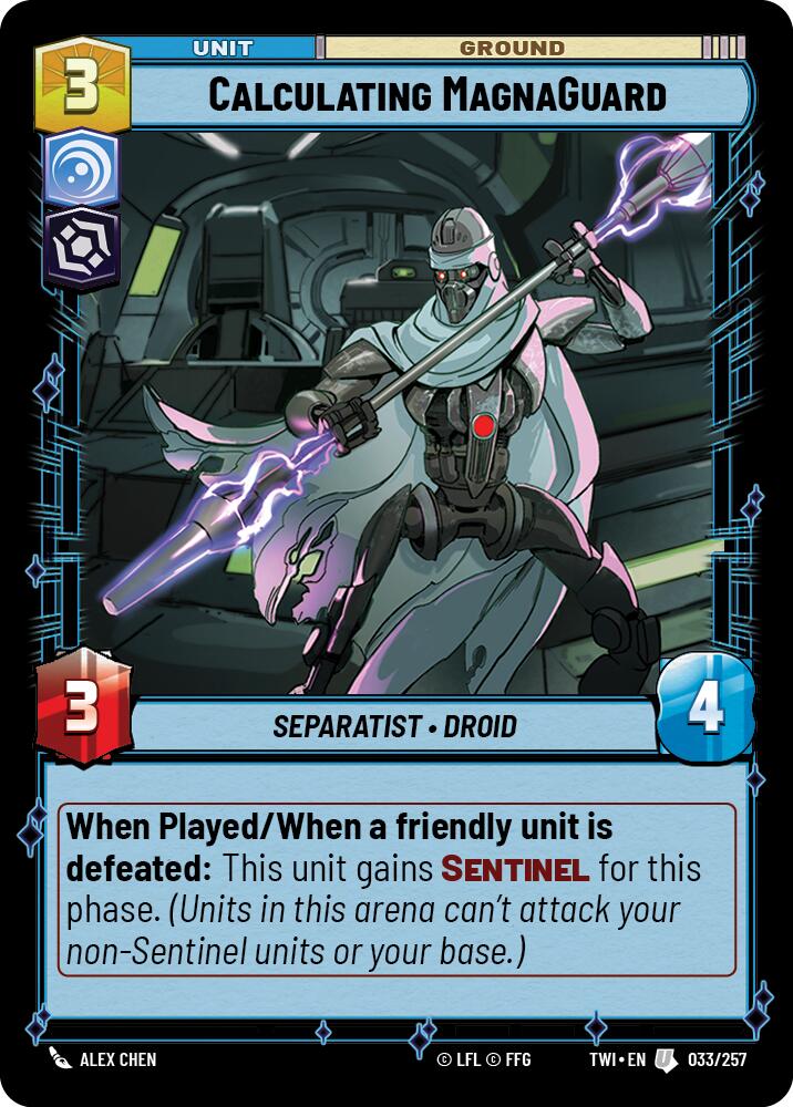Calculating MagnaGuard (033/257) (033/257) [Twilight of the Republic] | Exor Games New Glasgow