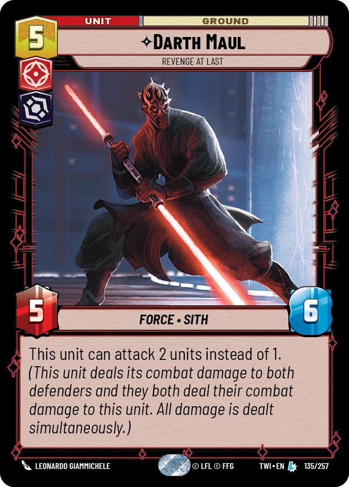 Darth Maul - Revenge at Last (135/257) (135/257) [Twilight of the Republic] | Exor Games New Glasgow