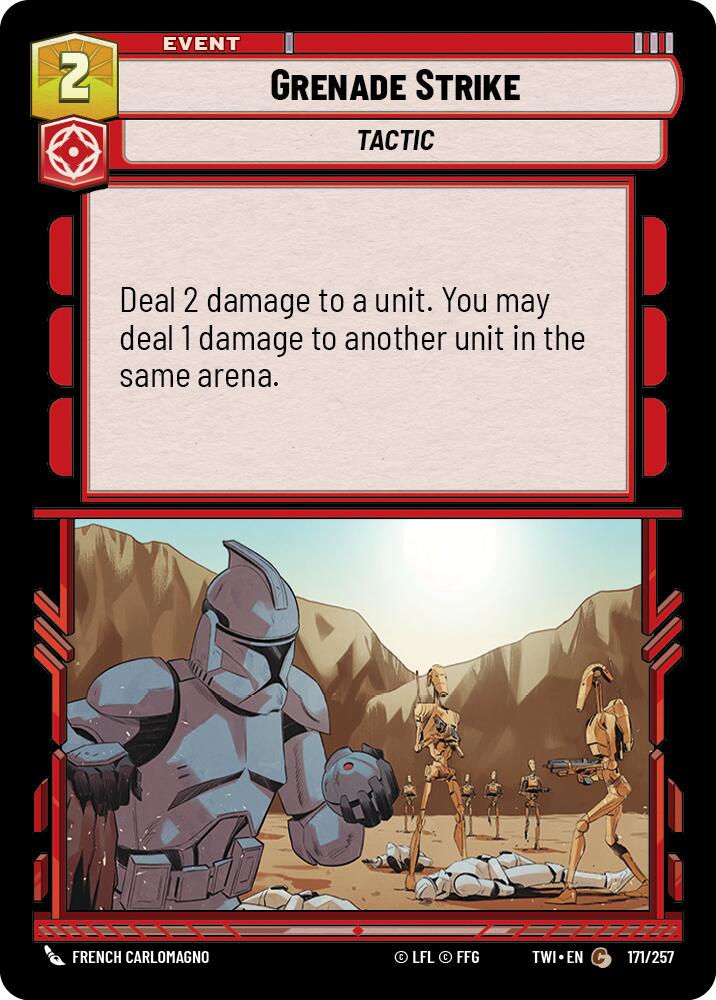 Grenade Strike (171/257) (171/257) [Twilight of the Republic] | Exor Games New Glasgow