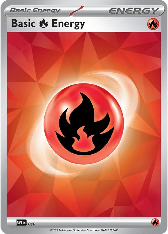 Basic Fire Energy (010)(Holo) [Scarlet & Violet: Stellar Crown] | Exor Games New Glasgow
