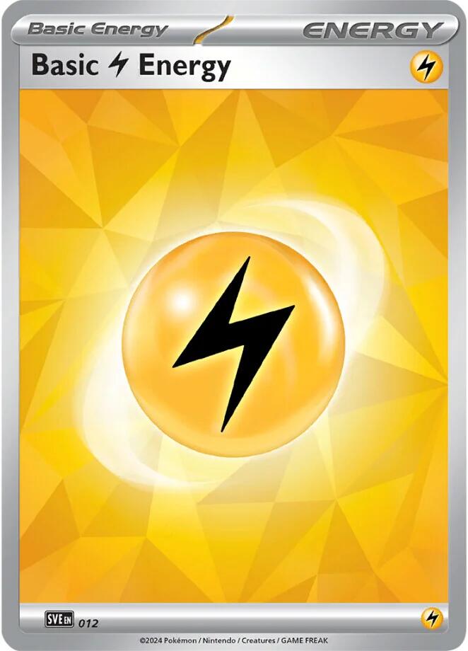 Basic Lightning Energy (012)(Holo) [Scarlet & Violet: Stellar Crown] | Exor Games New Glasgow
