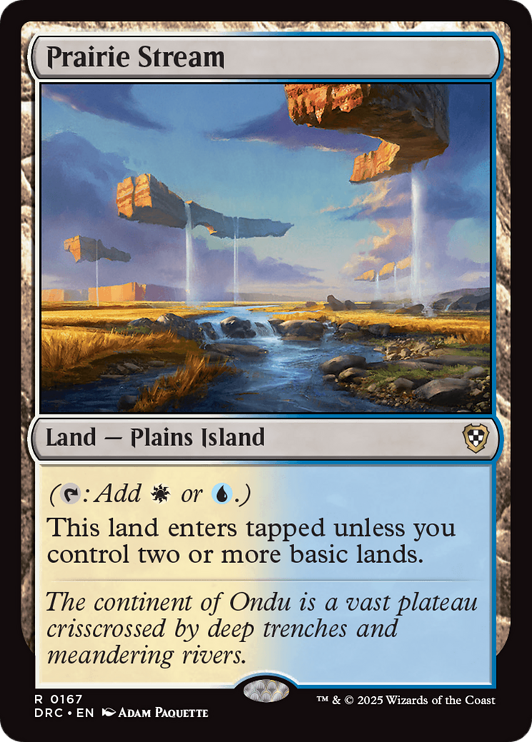 Prairie Stream [Aetherdrift Commander] | Exor Games New Glasgow