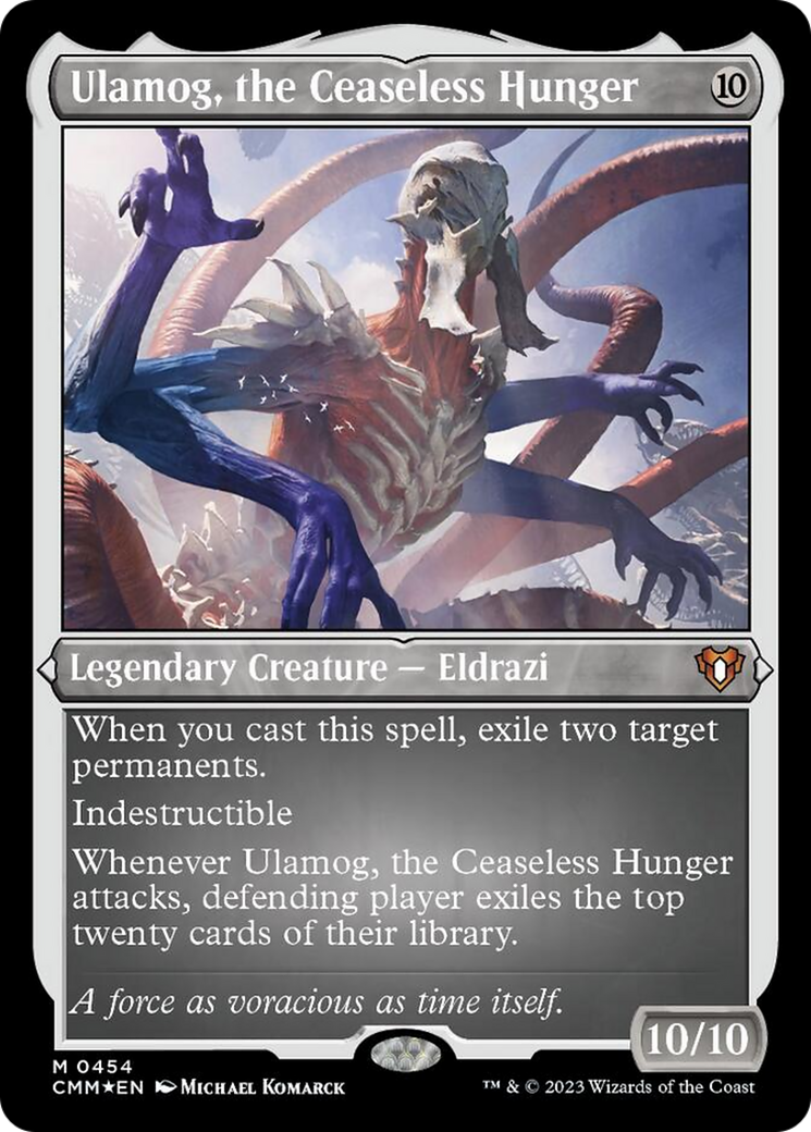 Ulamog, the Ceaseless Hunger (Foil Etched) [Commander Masters] | Exor Games New Glasgow