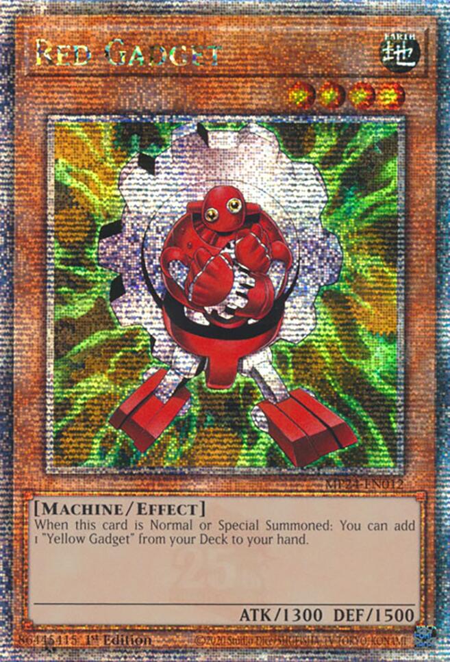 Red Gadget [MP24-EN012] Quarter Century Secret Rare | Exor Games New Glasgow