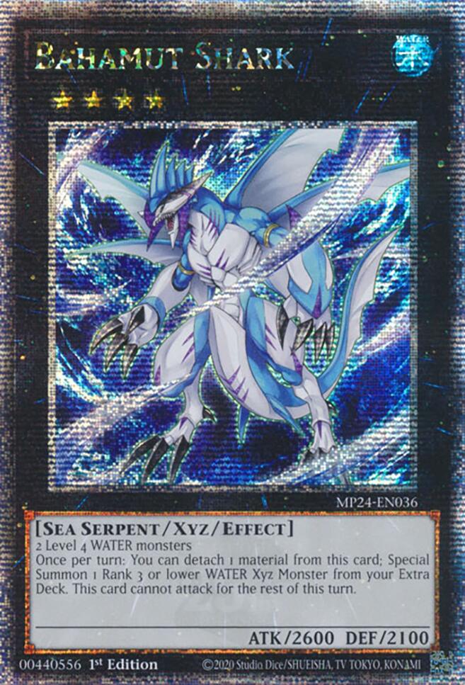 Bahamut Shark [MP24-EN036] Quarter Century Secret Rare | Exor Games New Glasgow