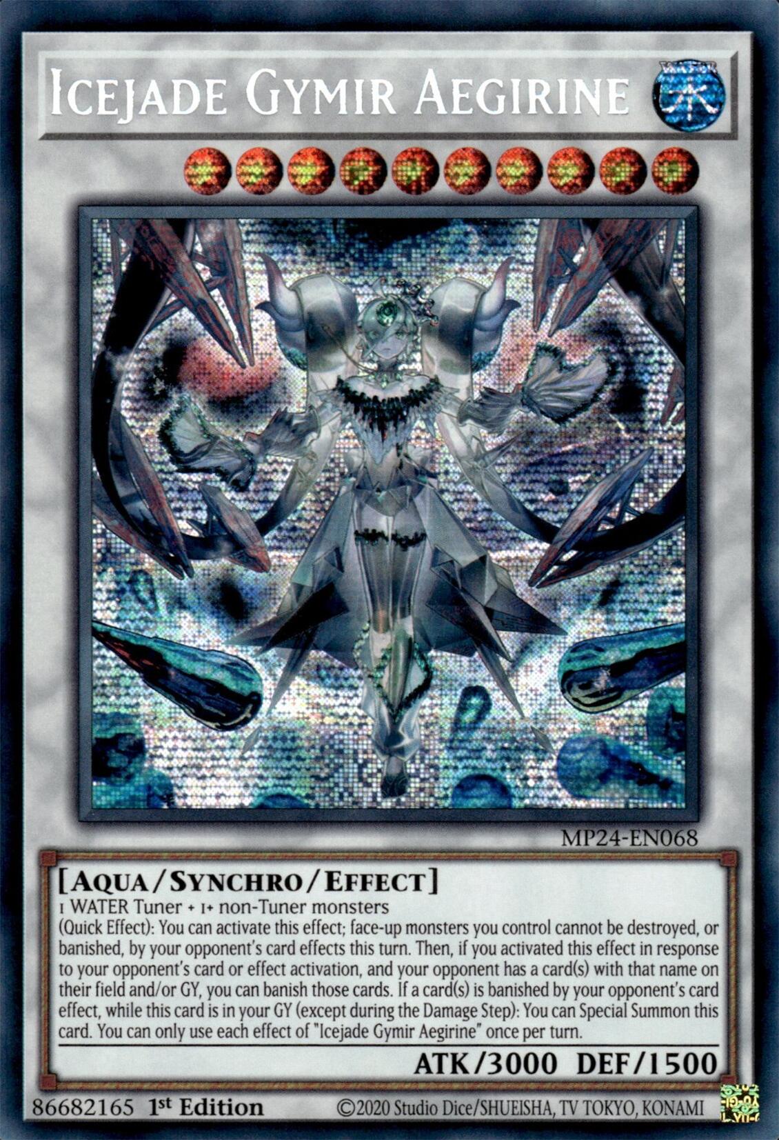 Icejade Gymir Aegirine [MP24-EN068] Prismatic Secret Rare | Exor Games New Glasgow