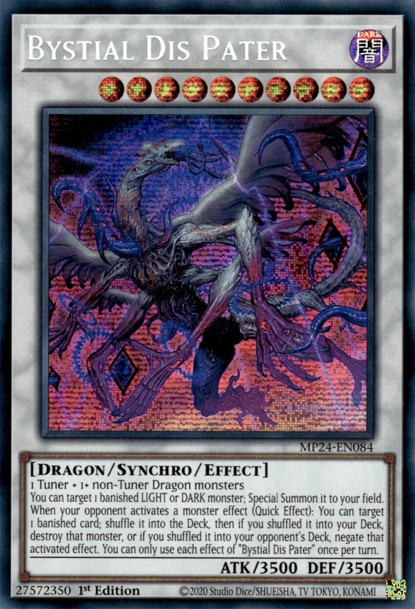 Bystial Dis Pater [MP24-EN084] Prismatic Secret Rare | Exor Games New Glasgow