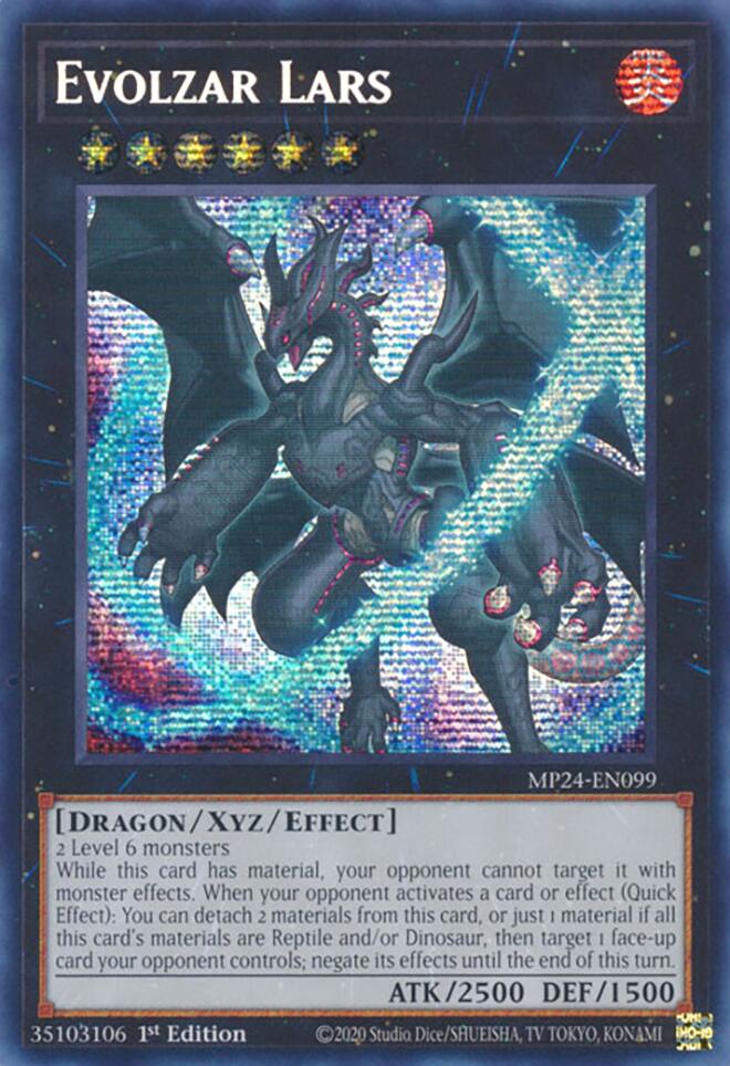 Evolzar Lars [MP24-EN099] Prismatic Secret Rare | Exor Games New Glasgow