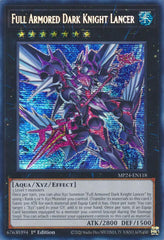 Full Armored Dark Knight Lancer [MP24-EN118] Prismatic Secret Rare | Exor Games New Glasgow