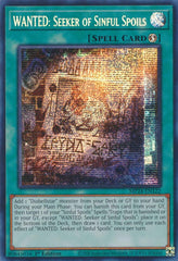 WANTED: Seeker of Sinful Spoils [MP24-EN122] Prismatic Secret Rare | Exor Games New Glasgow