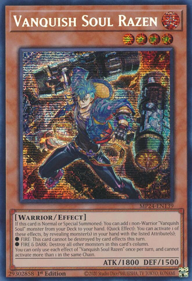 Vanquish Soul Razen [MP24-EN139] Prismatic Secret Rare | Exor Games New Glasgow