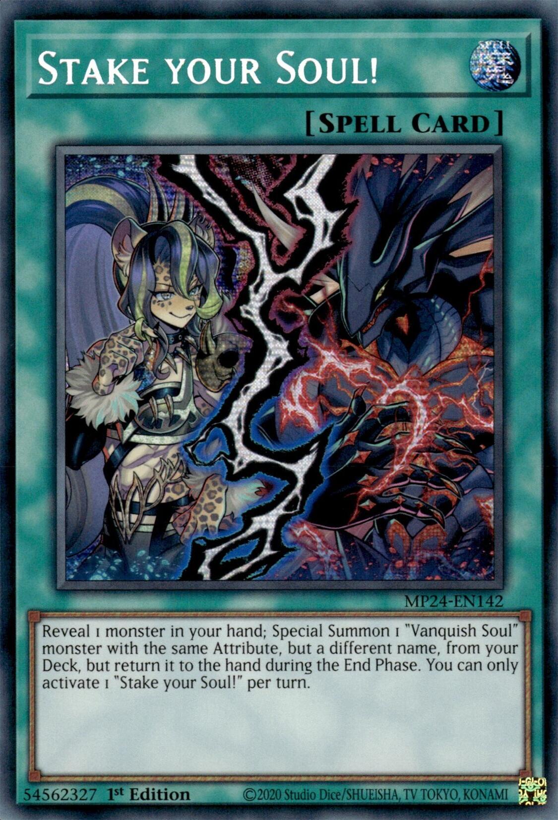 Stake your Soul! [MP24-EN142] Prismatic Secret Rare | Exor Games New Glasgow