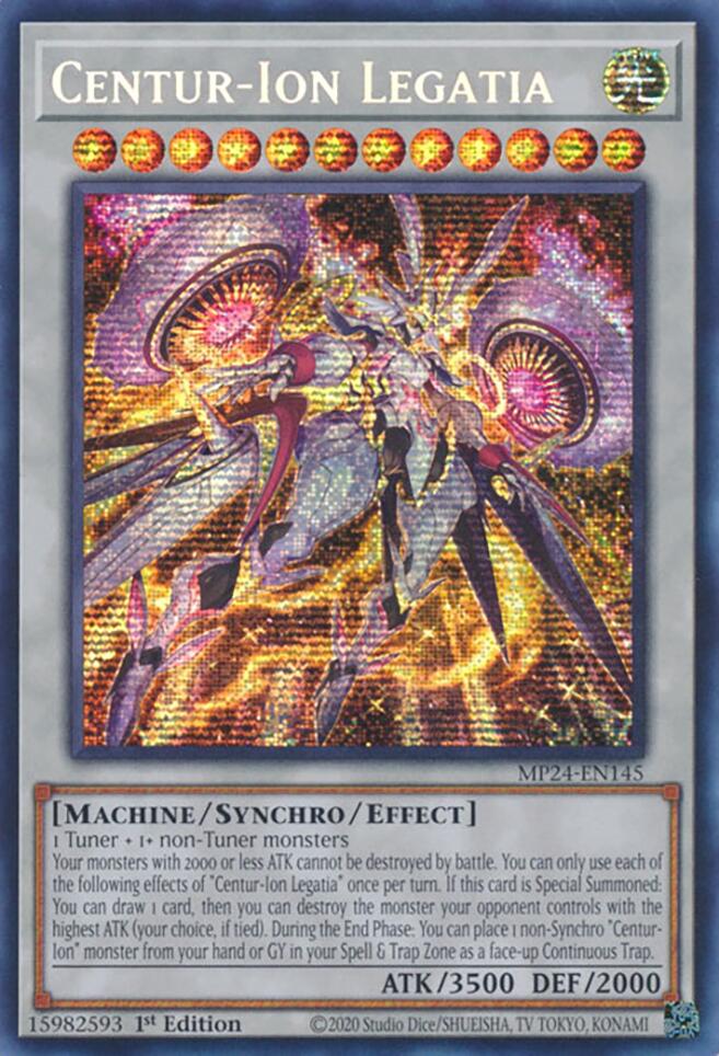 Centur-Ion Legatia [MP24-EN145] Prismatic Secret Rare | Exor Games New Glasgow