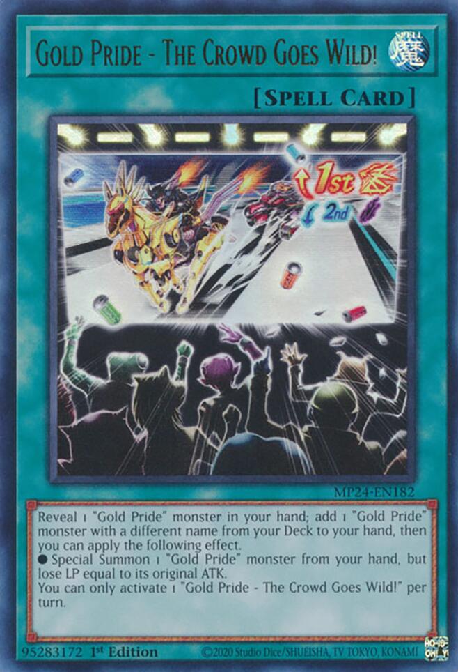 Gold Pride - The Crowd Goes Wild! [MP24-EN182] Ultra Rare | Exor Games New Glasgow