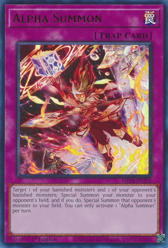 Alpha Summon [MP24-EN256] Ultra Rare | Exor Games New Glasgow