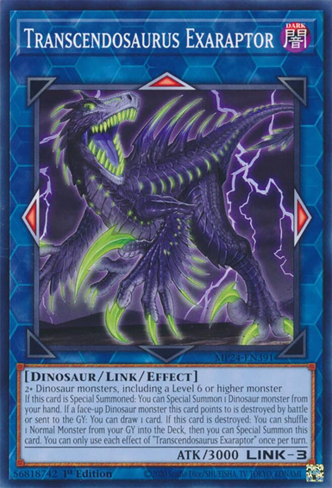 Transcendosaurus Exaraptor [MP24-EN391] Common | Exor Games New Glasgow
