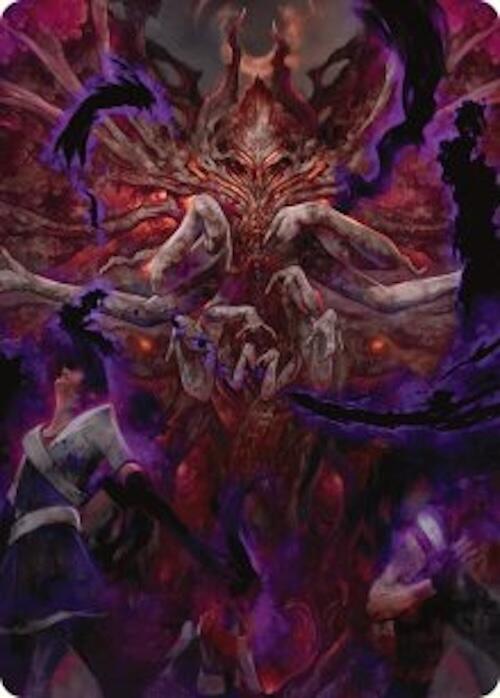 Damnation Art Card [Duskmourn: House of Horror Art Series] | Exor Games New Glasgow