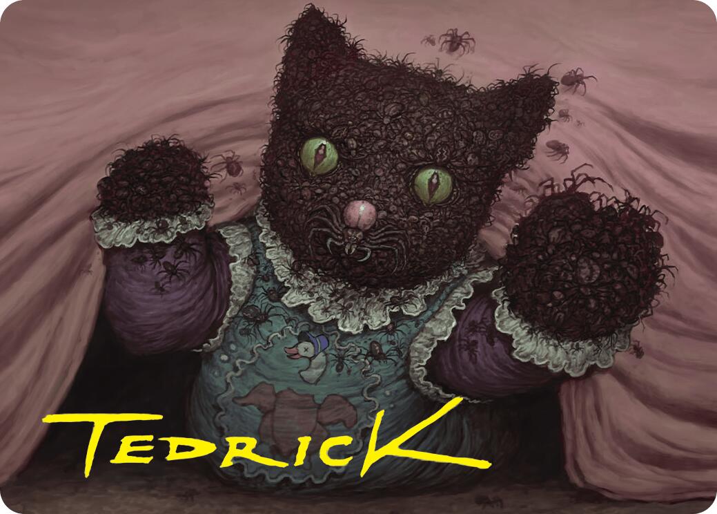 Twitching Doll Art Card (Gold-Stamped Signature) [Duskmourn: House of Horror Art Series] | Exor Games New Glasgow